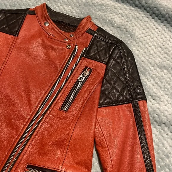 Replay biker leather jacket. NWT - Picture 4 of 12